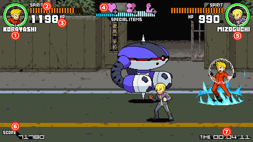 Battle screen